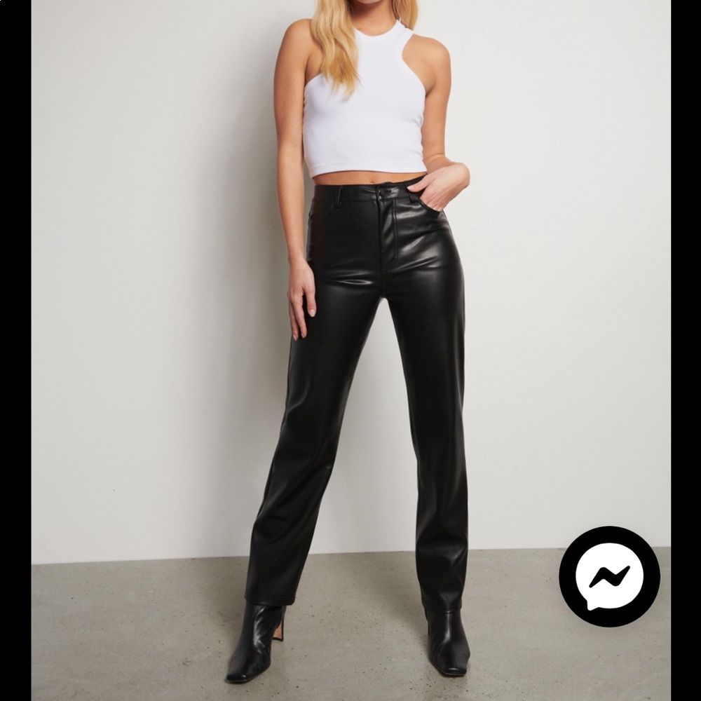 Gisele Faux Leather Pants